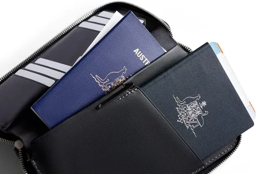 Vista 3 de Bellroy Folio de Viajes Segunda Edición, Negro, Talla única, Compacto