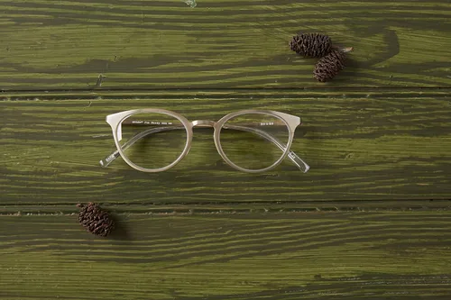 Vista 5 de eyebobs Jim Dandy - Gafas de lectura unisex prémium para hombres y mujeres Gafas redondas Oro en un acabado mate