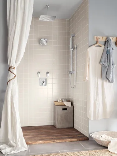 Vista 3 de Moen A721 Square Drop Ell - Conector de pared de ducha de mano, cromado