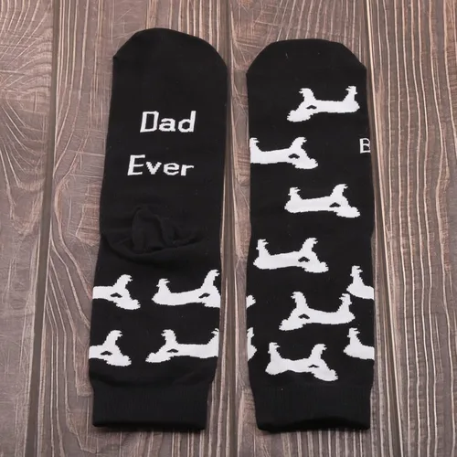 Vista 2 de PXTIDY 2 pares de calcetines Bullmastiff Dad Best Bullmastiff Dad Ever Bull Masttiff Dog Gift Socks divertidos Bullmastiff Owner Gifts