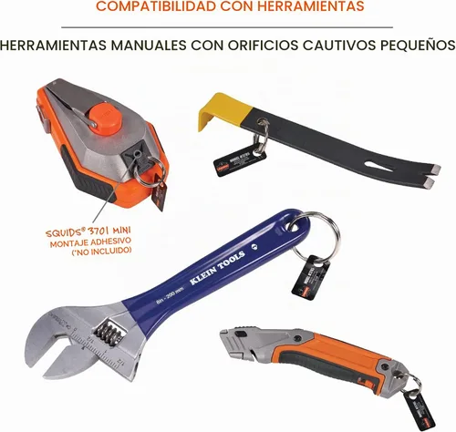 Vista 5 de Ergodyne Squids 3785 - Accesorio para herramientas de anillo dividido, 1 pulgada de diámetro
