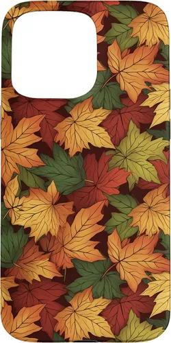 Vista 28 de iPhone 16 Follaje Reunión de hojas de otoño temporada caso