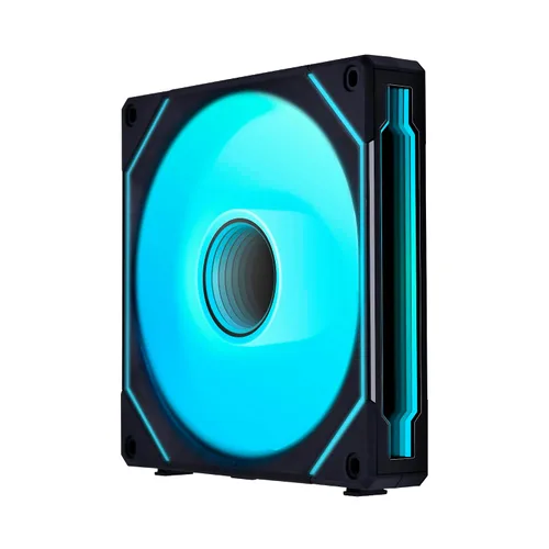 Vista 6 de Lian Li UNI Fan SL-Infinity Paquete individual de 120, ventilador ARGB, espejo infinito, diseño en cadena, efectos de iluminación personalizables