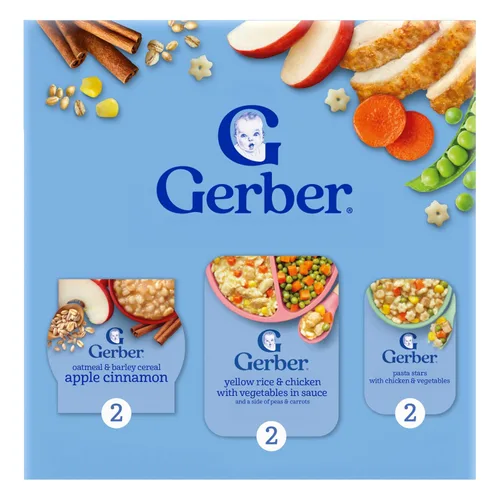 Vista 12 de Gerber Avena de bayas y vainilla para niños pequeños con cereal de cebada