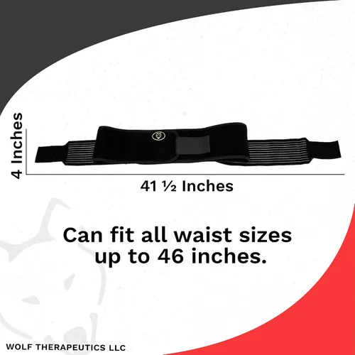 Vista 2 de Dr. Wolf Si Belt - Cinturón sacroilíaco para aliviar el dolor articular SI, dolor de cadera y dolor ciático