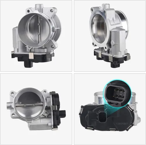 Vista 7 de WMPHE Conjunto de cuerpo electrónico del acelerador compatible con Chevy Express GMC Sierra Cadillac Escalade Hummer H2 H3 Actuador de Acelerador