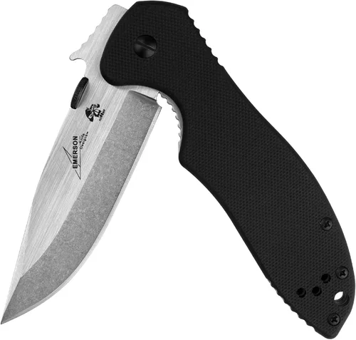 Vista 4 de Kershaw Emerson CQC-K - Cuchillos de bolsillo, cuchillo plegable de apertura manual con función en forma de onda, varios estilos
