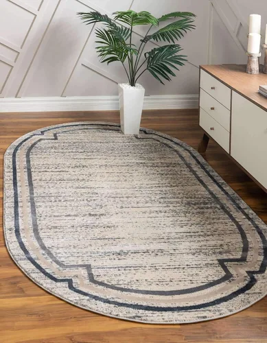 Vista 22 de Unique Loom Oasis Collection - Alfombra de área - Fuente (2 pies x 3 pies, rectangular, gris/marfil)