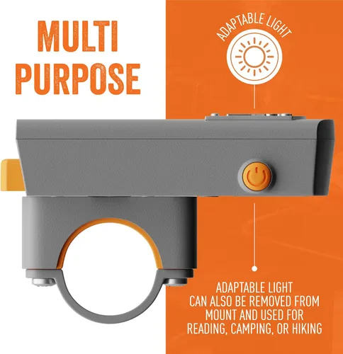 Vista 5 de Yukon Glory Luz LED brillante con mango de parrilla, recargable, resistente al agua y al calor, se adapta a la mayoría de parrillas al aire libre