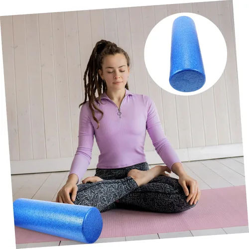 Vista 5 de Foam Yoga Roller High-Density Muscle Massage Column for Fitness Muscle Relaxation Household Yoga Supply for Body Awareness Postural Balance