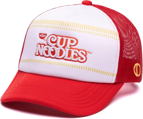 Vista 11 de Odd Sox – Pantry Trucker Hats for Men & Women – Adjustable Mesh Snapback Caps, Fun Food Gift Collection Ramen negro