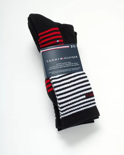 Vista 2 de Tommy Hilfiger men Athletic Socks Cushion Crew Socks (3 Pack)