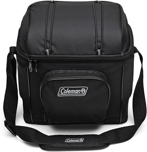 Vista 4 de Coleman Chiller Insulated Soft Cooler, Leakproof 9/16/30 Can Cooler with 12+ Hour Ice Retention, Made with Recycled Materials, Great for Lunch