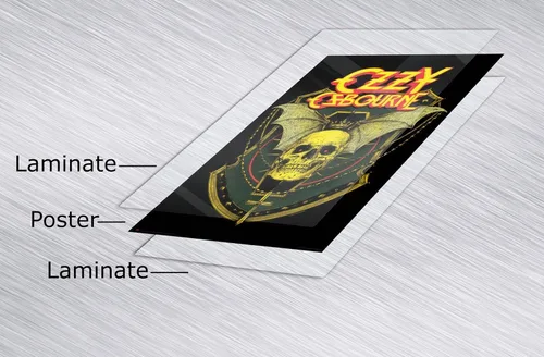 Vista 5 de Ozzy Osbourne - Póster musical (calavera) (tamaño: 24" x 36") (póster laminado)
