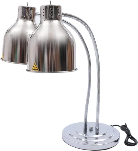 Vista 12 de Calentador de sopa de alimentos de 110 V, 4 sartenes, mesa de acero inoxidable de grado alimenticio, encimera comercial, cafetería de buffet