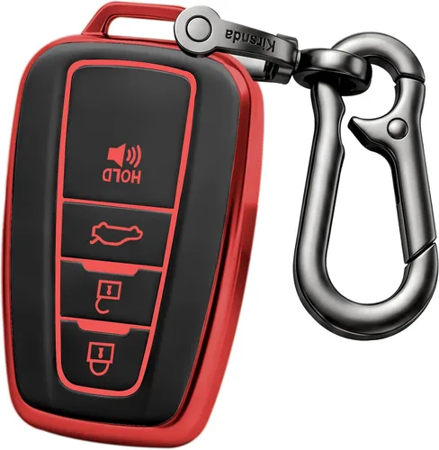 Vista 8 de Kirsnda - Funda para llavero compatible con Toyota, funda de protección de Azul