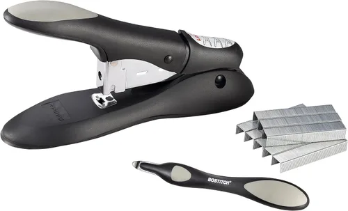 Vista 2 de Bostitch Grapadora personal de escritorio resistente con mecanismo sin atascos, capacidad de 60 hojas (PHD-60)