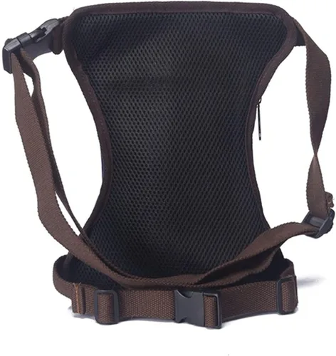 Vista 4 de Gzqirun - Bolsa de lona para muslo cintura para hombres y mujeres viajes al aire libre camping ciclismo