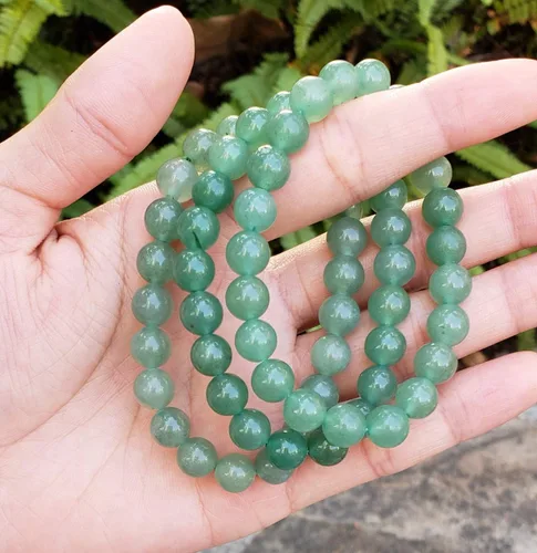 Vista 3 de Adabele 1pc Natural Stretch Gemstone Bracelet 8mm (0.31") Bead 7" to 8.5 inch Healing Crystal Energy Quartz Chakras Jewelry Women Men Birthday Gift