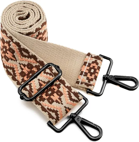 Vista 147 de ZOOEASS Hebillas de níquel Correa ancha para el hombro ajustable de repuesto para cinturón de pistola, hebilla de guitarra estilo bandolera