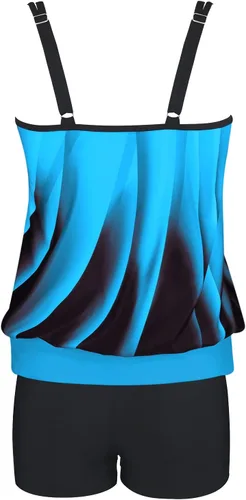 Vista 5 de B2prity Conjunto de traje de baño tankini para mujer con control de abdomen 08
