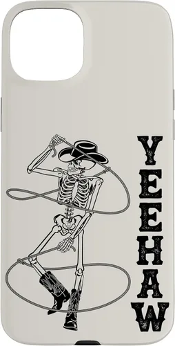 Vista 9 de Western Cowboy Skeleton Yeehaw Rodeo Southern Country Music Case for iPhone 17