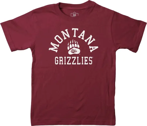 Vista 135 de Wes and Willy Camiseta de algodón orgánico de manga corta para niños de la NCAA