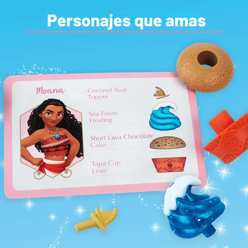 Vista 2 de Wonder Forge Juego de fiesta de cupcakes encantados de Disney Princesas - Emocionante juego de correspondencia Divertido para niños y adultos