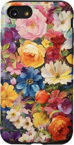 Vista 18 de Watercolor Flower Garden Botanical Art Case for iPhone 17