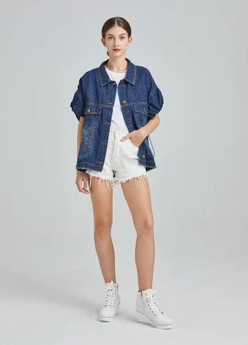 Vista 6 de Zapatos deportivos de cuña para mujer, plataforma de tacón alto, zapatos de lona con cordones y cremallera, zapatos de tenis de plataforma