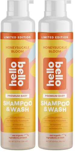 Vista 19 de Hello Bello Champú y gel de baño para niños, fórmula hipoalergénica suave, vegano y libre de crueldad, aroma cremoso de coco, 10 onzas líquidas
