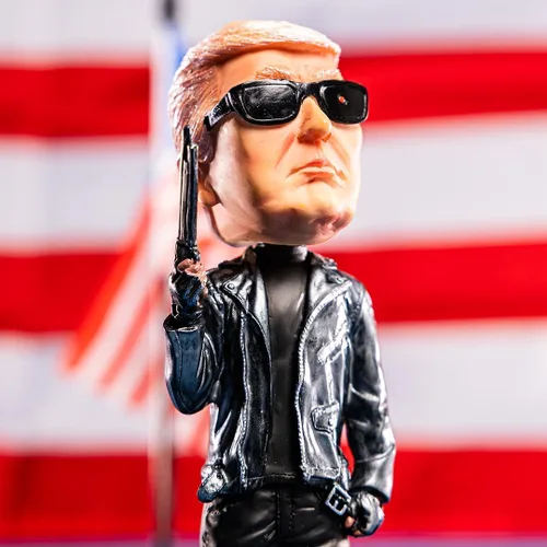 Vista 9 de Proud Patriots The Trumpinator Bobblehead El regalo #1 Patriótico y Presidente 2026 cumpleaños para conservadores o regalo de broma para liberales