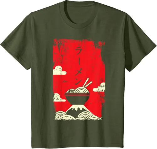 Vista 14 de Ramen Noodles Camiseta de arte japonés, Negro