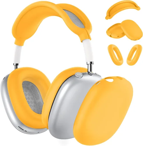 Vista 25 de Funda rígida para AirPods Max con modo de sueño, funda de transporte para auriculares con almohadillas de silicona para AirPods