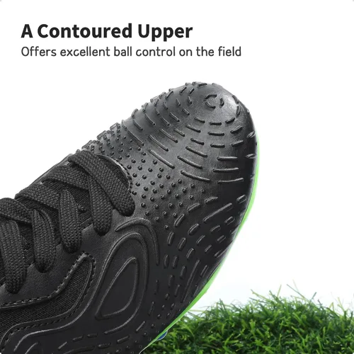 Vista 4 de Dream Pairs - Zapatos de fútbol para niños y niñas, zapatos de fútbol para niños pequeñosniños grandes