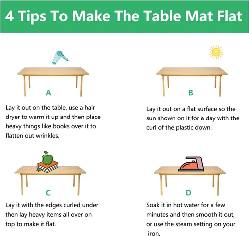 Vista 14 de Protector de mesa de 1.5mm de grosor de PVC impermeable para mesa de café, mesa de comedor, escritorio de oficina, muebles de madera, protector