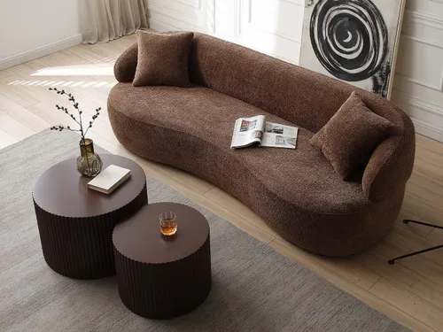 Vista 32 de Silla giratoria naranja con forma de barril, moderno círculo redondo individual con almohada para sala de estar, dormitorio, espacio pequeño, tela