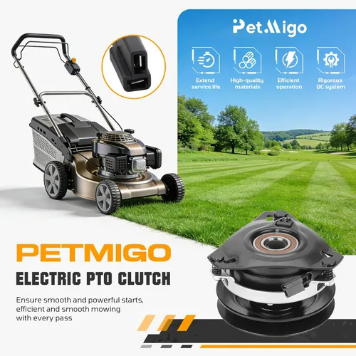 Vista 3 de Embrague eléctrico de toma de fuerza 717-04080 917-04080 para Cub Cadet MTD Troy Bilt Craftsman Warner 5215-142 GT1222, LT1022, LT1024, LT1045 2007