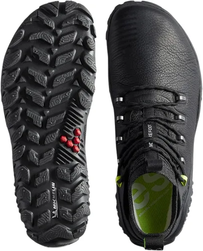 Vista 4 de Vivobarefoot Magna Forest ESC - Zapatillas de senderismo de piel y lana para hombre con suela descalza