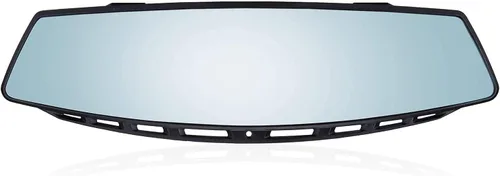 Vista 2 de Verivue Espejo retrovisor panorámico universal de 12 pulgadas, espejo retrovisor antirreflejos de gran ángulo para automóvil, accesorios de espejo