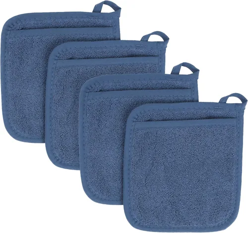 Vista 12 de RITZ Terry Pocket Mitt & Hot Pad: Unparalleled Heat Resistant, Durable 100% Cotton – Ergonomically Designed for Optimal Grip – Easy-Care Machine