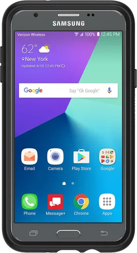 Vista 4 de OtterBox Symmetry - Carcasa híbrida para Samsung Galaxy J7 y J7 V, color negro