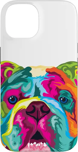 Vista 4 de Pop Art English Bulldog Dog Lover Bulldog Case for iPhone 17