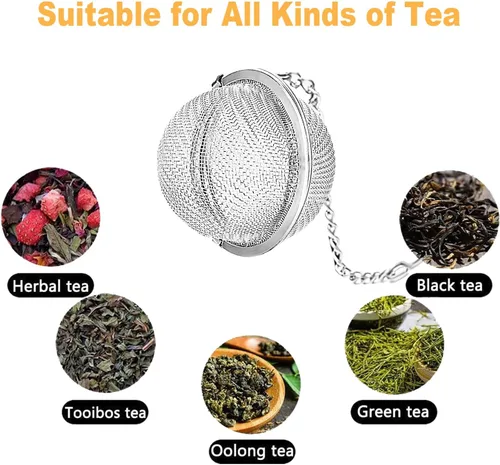 Vista 5 de Infusor de té, colador de té, difusor de té para té suelto, amatista, árbol de la vida, envuelto en alambre, colgante de luna creciente envuelto
