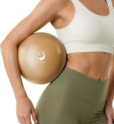 Vista 15 de Slim Panda Pelota de Pilates, Pelota de Ejercicio Pequeña de 9 Pulgadas, Mini Pelota de Yoga Antiestallido para Estabilidad, Entrenamiento, Barre