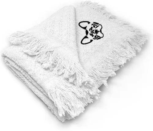 Vista 7 de Ropa de cama de bebé, mantas de bebé para niños y niñas, silueta de bulldog francés de algodón