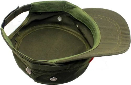Vista 5 de COOLSOME Vintage Fatigue Red Star Mao Army Sombrero militar