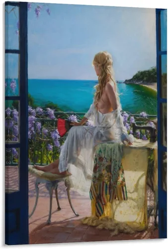 Vista 35 de Vicente Romero Redondo - Póster de pinturas artísticas de pared (32) marcos de fotos, regalos, lienzo, arte de pared, impresiones decorativas