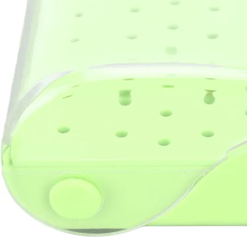 Vista 5 de Brrnoo Bur - Organizador de estuches autoclavables, soporte de fresas de 60 agujeros con funda de cubierta, soporte para fresas, taladro de fresas