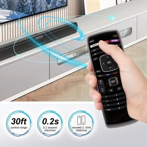 Vista 4 de Nuevo universal reemplazo remoto XRV4TV apto para casi todos los Vizio LCD